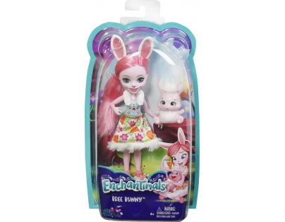 Mattel Enchantimals bábika Bree Bunny so zajačikom