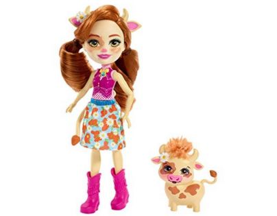 Mattel Enchantimals bábika sa zvieratkom Cailey Cow a Curdle