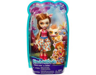 Mattel Enchantimals bábika sa zvieratkom Cailey Cow a Curdle