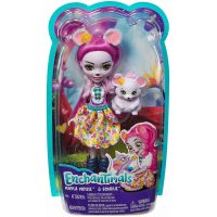 Mattel Enchantimals bábika sa zvieratkom Mayle Mouse a Fondue 2