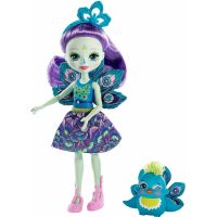 Mattel Enchantimals panenka se zvířátkem Patter Peacock a Flap Mattel Enchantimals panenka se zvířátkem Patter Peacock a Flap