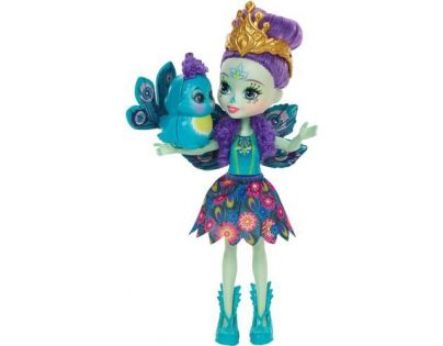 Mattel Enchantimals bábika Patter Peacock