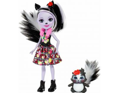 Mattel Enchantimals bábika sa zvieratkom Sage Skunk a Caper