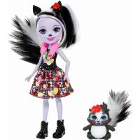 Mattel Enchantimals panenka se zvířátkem Sage Skunk a Caper Mattel Enchantimals panenka se zvířátkem Sage Skunk a Caper