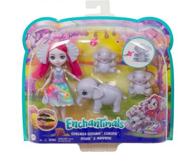 Mattel Enchantimals rodinka Slony