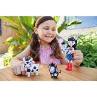 Mattel Enchantimals rodinka Strakaté kravičky 5