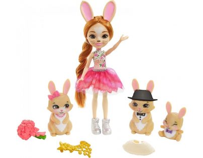 Mattel Enchantimals rodinka Zajace