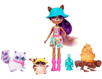 Mattel Enchantimals Tematické balení Campfire Playset