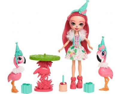 Mattel Enchantimals Tematické balenia bábika Fanci Flamingo s flamingami