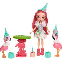 Mattel Enchantimals Tematické balenia bábika Fanci Flamingo s flamingami 2