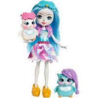 Mattel Enchantimals Tematické balenia bábika Ohana Owl so sovičkami 3