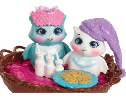 Mattel Enchantimals Tematické balenia bábika Ohana Owl so sovičkami