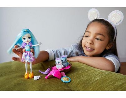 Mattel Enchantimals Tematické balenia bábika Ohana Owl so sovičkami