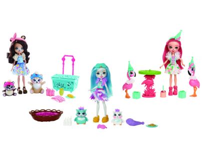 Mattel Enchantimals Tematické balenia bábika Ohana Owl so sovičkami