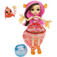 Mattel Enchantimals Vodní svět Panenka a zvířátko Clarita Clownfish a cackle Mattel Enchantimals Vodní svět Panenka a zvířátko Clarita Clownfish a cackle