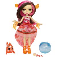 Mattel Enchantimals Vodní svět Panenka a zvířátko Clarita Clownfish a cackle 2