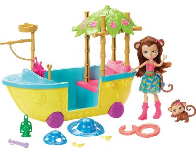 Mattel Enchantimals vyhlídková loď do džungle