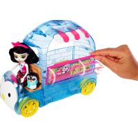 Mattel Enchantimals Zmrzlinový vozík s tučňákem 3