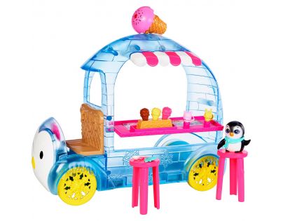 Mattel Enchantimals Zmrzlinový vozík s tučňákem