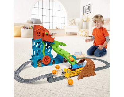 Mattel Fischer Price Mašinka Tomáš zřícení jeskyně