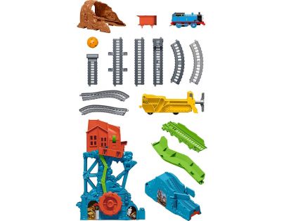Mattel Fischer Price Mašinka Tomáš zřícení jeskyně
