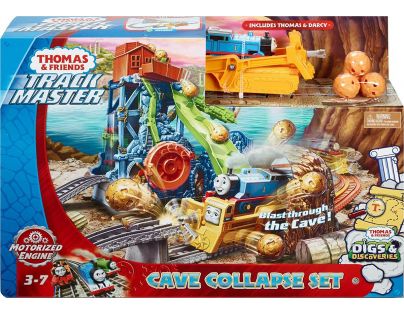 Mattel Fischer Price Mašinka Tomáš zřícení jeskyně