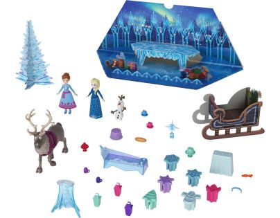 Mattel Frozen Adventný kalendár s malými bábikami - Poškodený obal