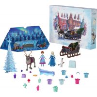 Mattel Frozen Adventný kalendár s malými bábikami