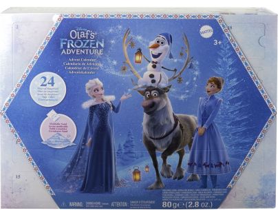 Mattel Frozen Adventný kalendár s malými bábikami