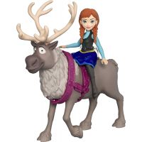 Mattel Frozen malá bábika Anna a Sven 2