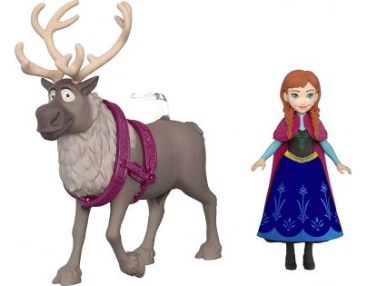Mattel Frozen malá bábika Anna a Sven