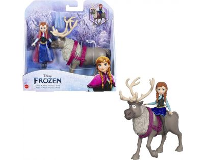 Mattel Frozen malá bábika Anna a Sven