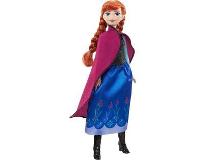 Mattel Frozen bábika Anna v modročiernych šatách 29 cm