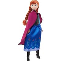 Mattel Frozen bábika Anna v modročiernych šatách 29 cm