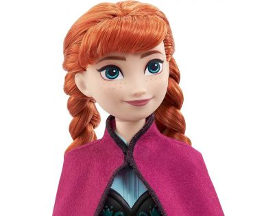 Mattel Frozen bábika Anna v modročiernych šatách 29 cm