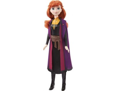 Mattel Frozen bábika Anna vo fialovom plášti 29 cm