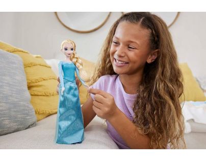 Mattel Frozen bábika Elsa v modrých šatách 29 cm