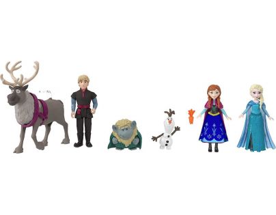 Mattel Frozen rozprávkový príbeh malej bábiky Anna a Elsa s kamarátmi