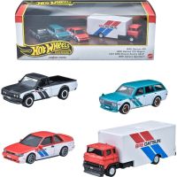 Mattel Hot Wheels Prémiový angličák s tímovým ťahačom Fuji Fest 3 ks