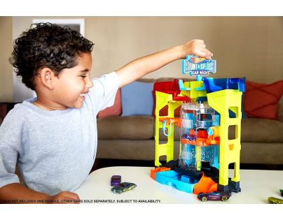 Mattel Hot Wheels City Color Shifters akčná autoumývačka