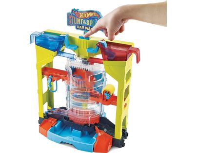 Mattel Hot Wheels City Color Shifters akčná autoumývačka