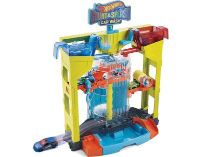 Mattel Hot Wheels City Color Shifters akčná autoumývačka