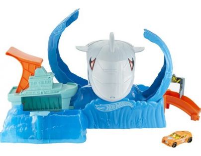 Mattel Hot Wheels city color shifters robo žralok útočí