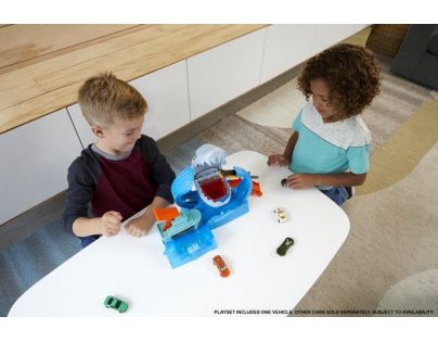 Mattel Hot Wheels city color shifters robo žralok útočí