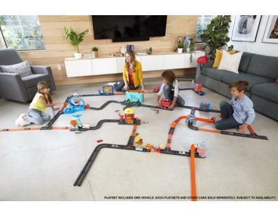 Mattel Hot Wheels city color shifters robo žralok útočí