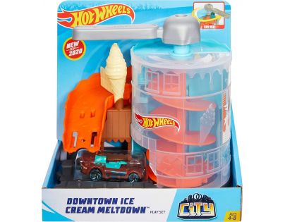 Mattel Hot Wheels City Postav město Zmrzlina
