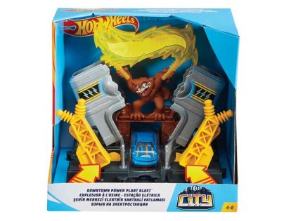 Mattel Hot Wheels City Postav mesto Závodné depo