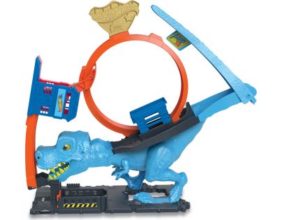 Mattel Hot Wheels City Slučka so žravým T-Rexom 92 cm