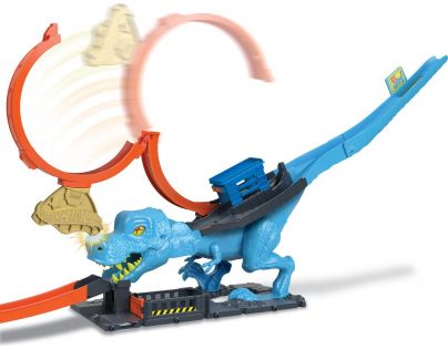 Mattel Hot Wheels City Slučka so žravým T-Rexom 92 cm
