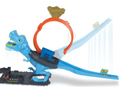 Mattel Hot Wheels City Slučka so žravým T-Rexom 92 cm